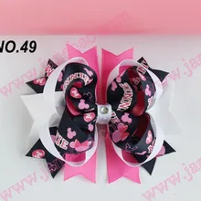 300 шт 4,5 ''двухслойные забавные, для волос банты, бутик заколки для волос Популярные Детские аксессуары для волос