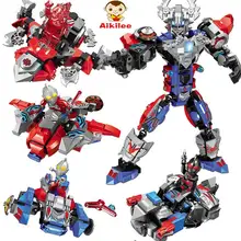 39143 diy головоломка строительные блоки метаморфоза робот 4 в 1 обучающая игрушка хорошее качество безопасный для детей