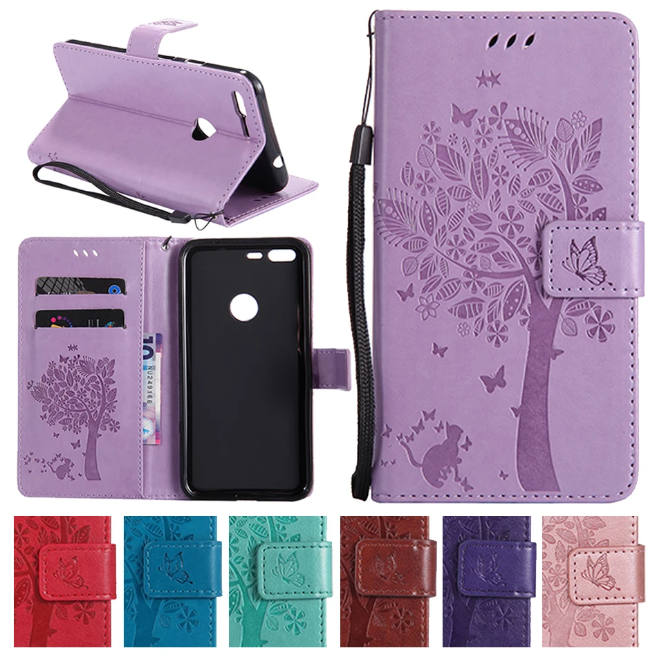 

Phone Shell for Google Pixel XL 5.5" Case Luxury Emboss 3D Stand Wallet Flip Cat Tree PU Leather Flip Back Cover Pixel XL Coque