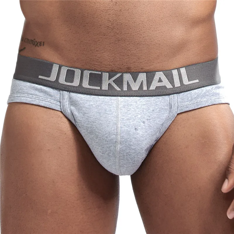 Трусы брифы JOCKMAIL мужские пикантное нижнее белье трусы бикини шорты из хлопка