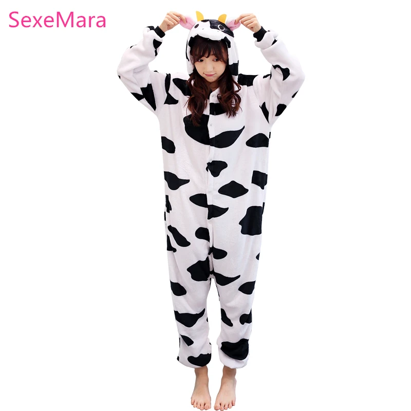 adult cow pajamas