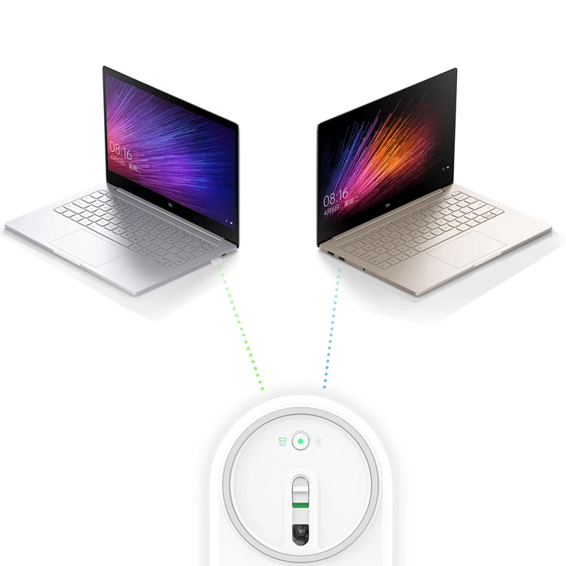 Оригинальная Xiaomi мышь XMSB01MW портативная беспроводная оптическая Bluetooth 4 0 RF 2 GHz