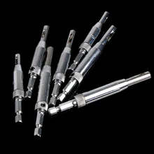 7Pcs/Set Self Centering Door Window Hinge Twist Wood Drill Bit Hole Puncher