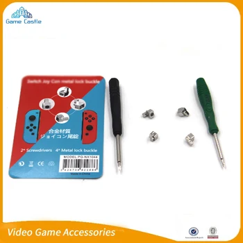 

1set Metal Lock Buckles Repair Tool Kit for Nintend Switch NS Joy Con NX Joy-Con Controller Replacement Parts with Screwdrivers