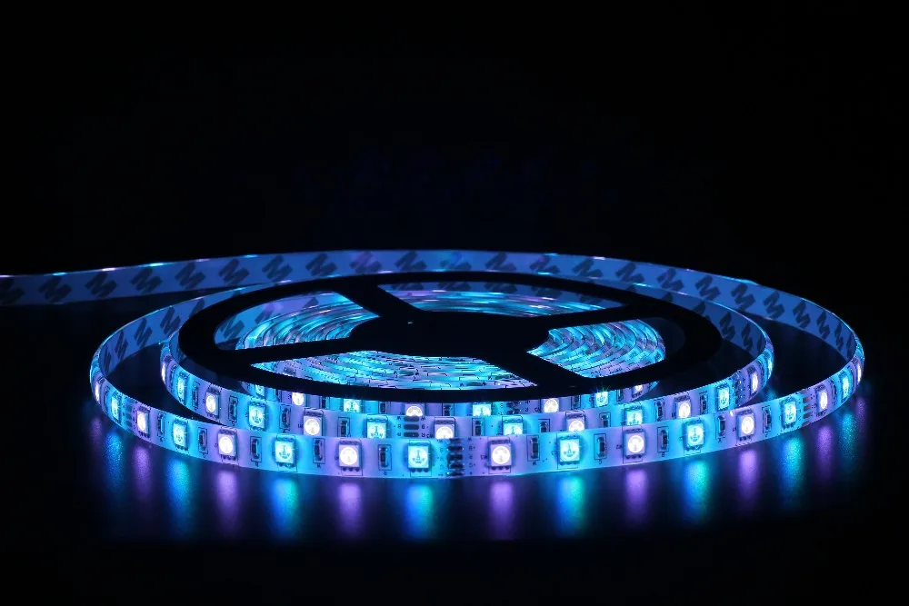 Светодиодная лента постоянного тока 12 В 5050 RGB RGBW rgbww Гибкий контроллер Bluetooth светодиодная Диодная лента подсветка декор, Bluetooth полоса 5 м/рулон