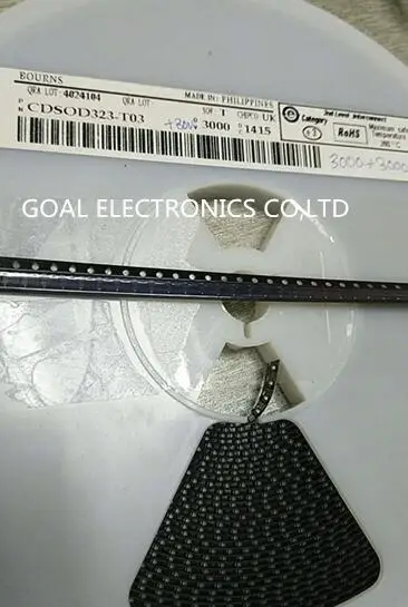 

CDSOD323-T03 50pcs CDSOD323-T03C SOD-323 marking 3C 100% original,no China copy or refurbished