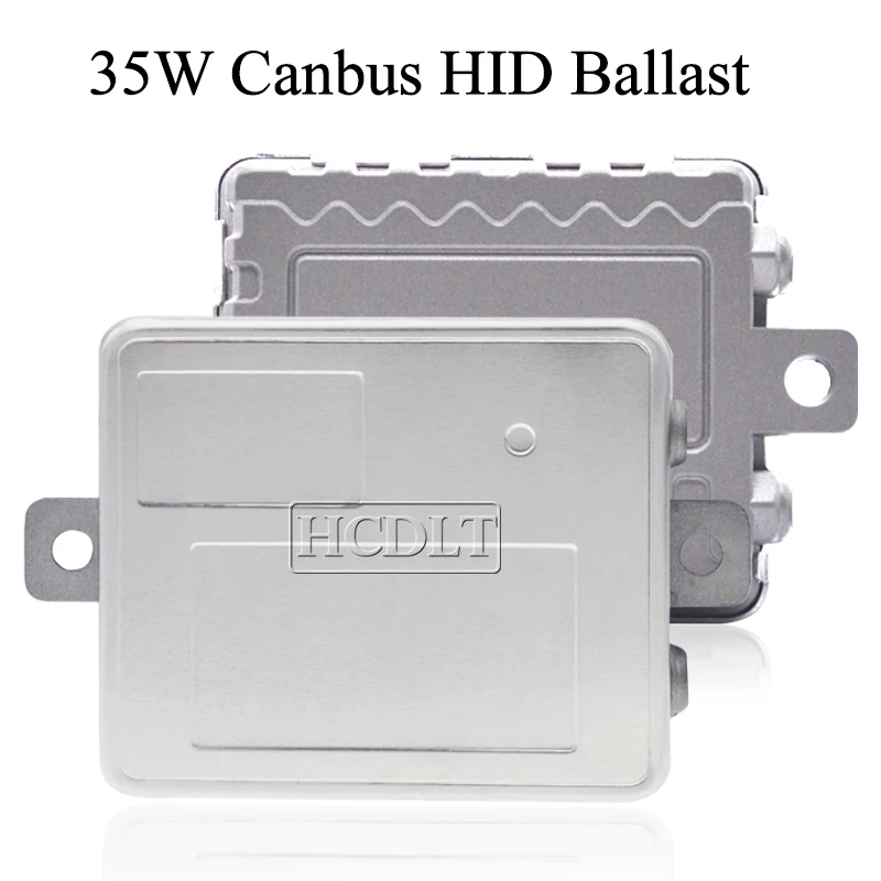 HCDLT HID Xenon Canbus Ballast 35W Car Headlight Decoder Ballast For HID Heartray Yeaky Cnlight H1 H7 H11 HB3 D2H Xenon Bulb Kit (4)