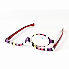 Красочные Вращающийся макияж очки для чтения женские косметические очки+ 1,5+ 2,0+ 2,5+ 3,0+ 3,5+ 4,0