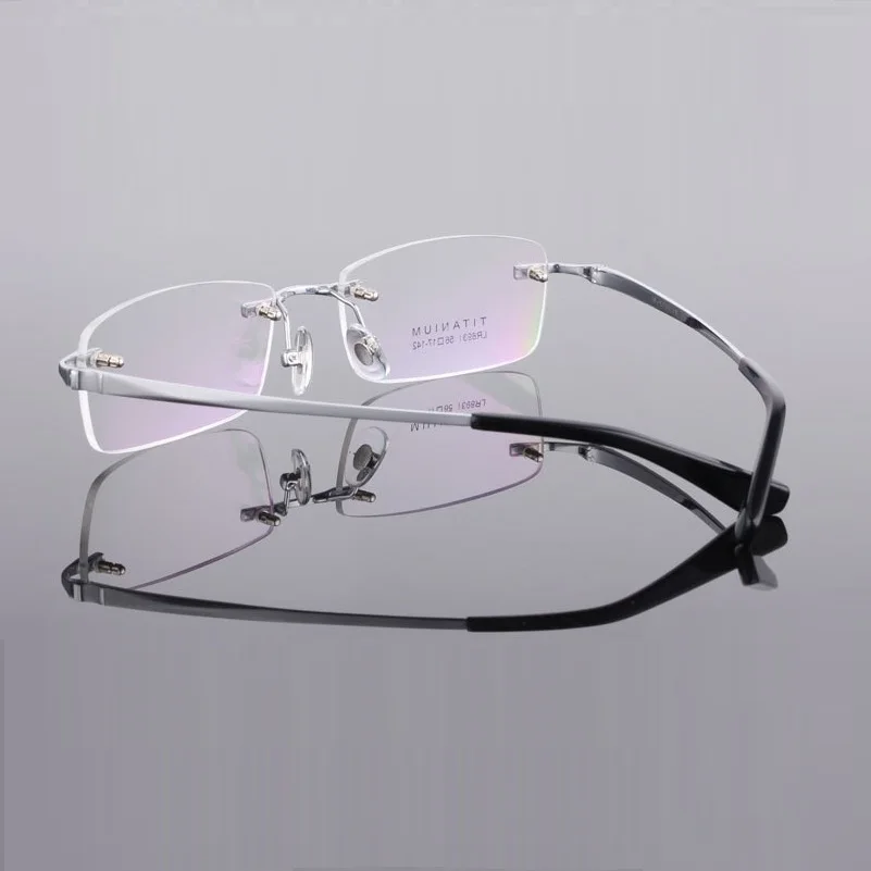 Ширина-145 чистая титановая оправа с большим лицом бизнес мужской оправа для очков от близорукости очки с оправой 8931 oculos de grau