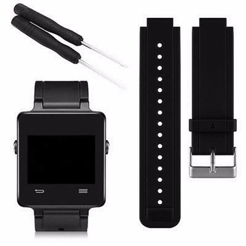

Mayitr Colorful Replacement Silicone Watch Band for Garmin Vivoactive Bracelet Smart Wristband 7 Colors