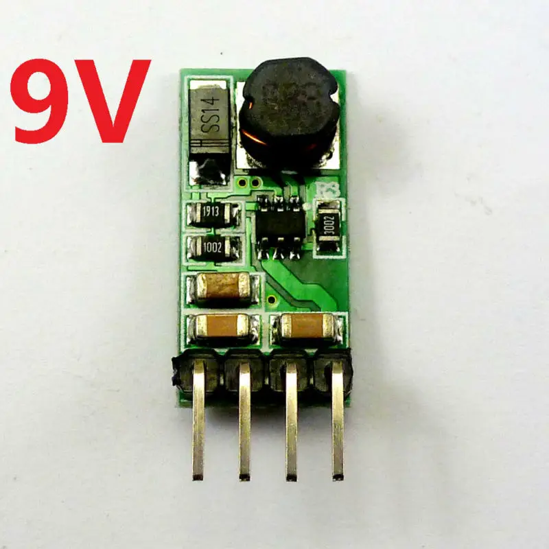 

3.7V 5V to 9V DC DC Converter Step-Up Boost Current Mode PWM Voltage Transformation Module