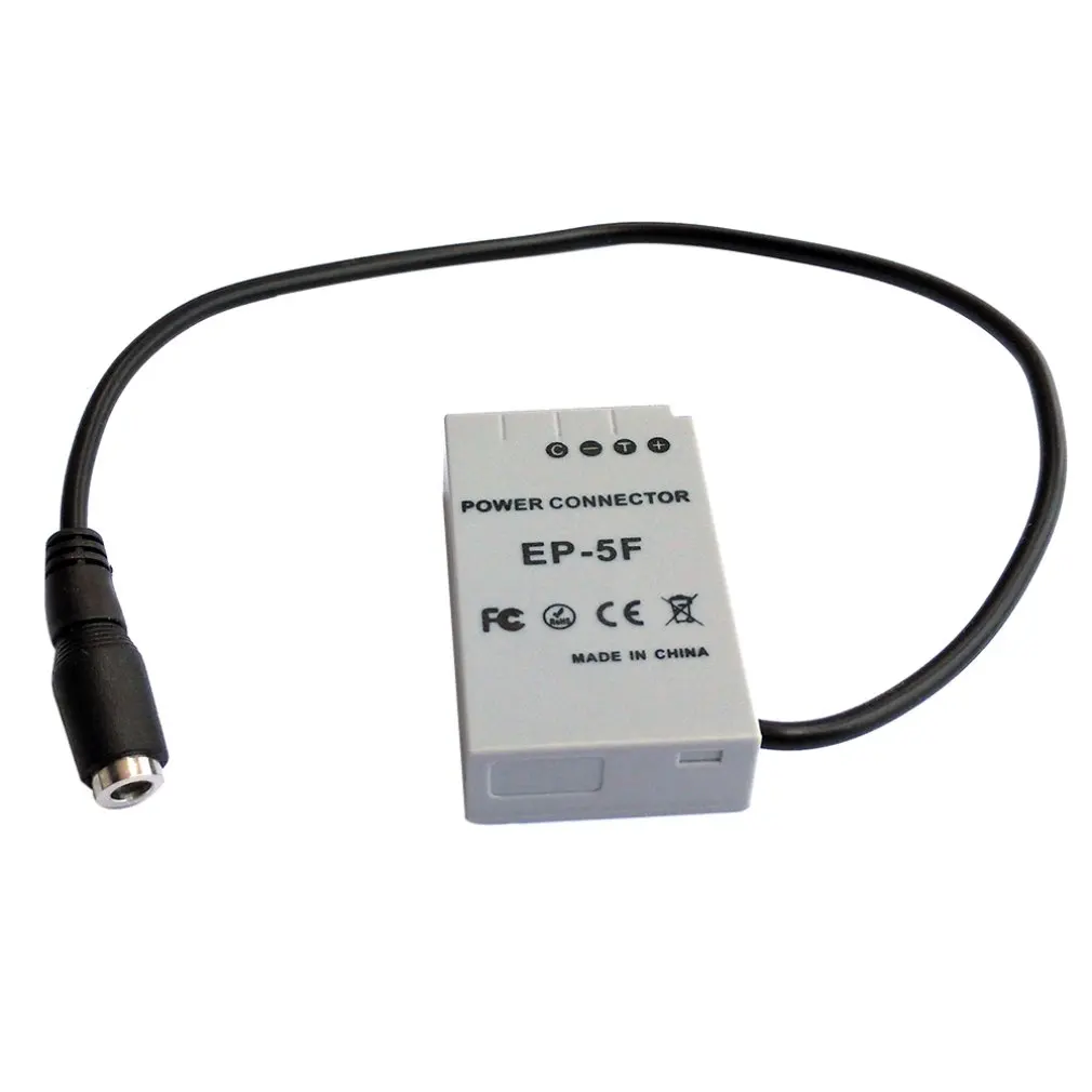 

High Performance Power Supply Adapter Charger Cord Cable Kit Black Durable EH5A+EP-5F for Nikon 1 J5 1J5