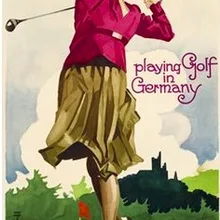 Stay Young jugando al Golf en Alemania Tour cartel de viaje Retro Vintage lienzo DIY adornos de pared de papel decoración del hogar regalo