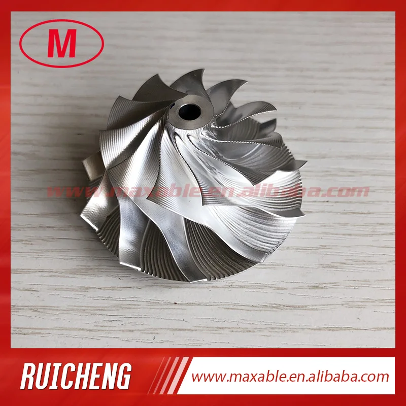 

GT15-25 44.39/60.01mm 784369-0002 11+0 Blades Point milling performance billet compressor wheel for 758351-0005 M57 TU2 EU4