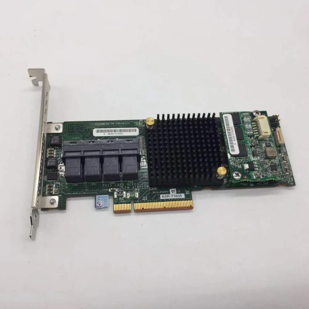Кемпинг PMC Adaptec RAID 71605 P/N: 2274400 R ASR 16 Port 6 ГБ/сек. PCI E 3 0 X8 контроллер SAS карта|Пульты ДУ| |