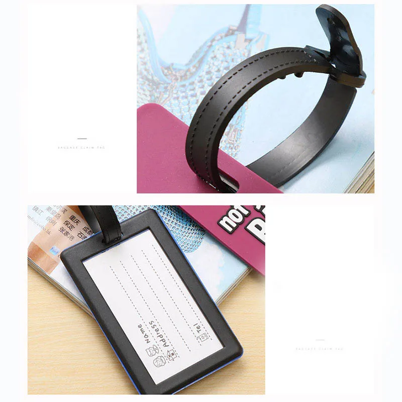 Creative-Letter-Not-Your-Bag-Cute-Travel-Accessories-Luggage-Tags-Suitcase-Cartoon-Style-Fashion-Silicon-Portable (5)