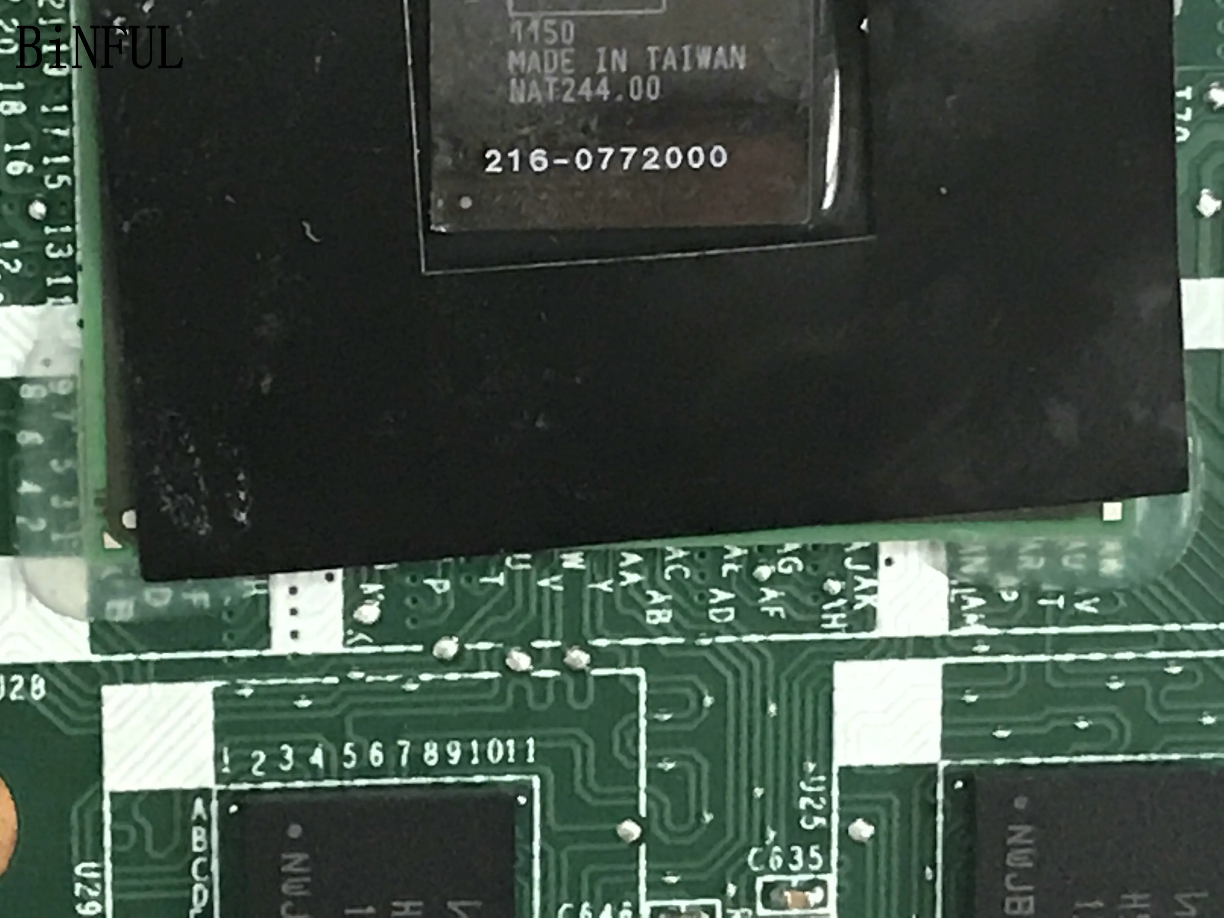  BiNFUL STOCK   item 603939-001 DA0LX8MB6D1 FOR HP PAVILION DV6 DV6-3000 LAPTOP MOTHERBOARD HD 5650 