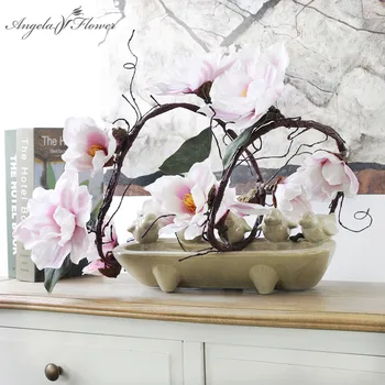

1.8M Foam branches wreath aritificial Magnolia flowers Rattan flower heads silk vine simulation decoration plants vine wisteria