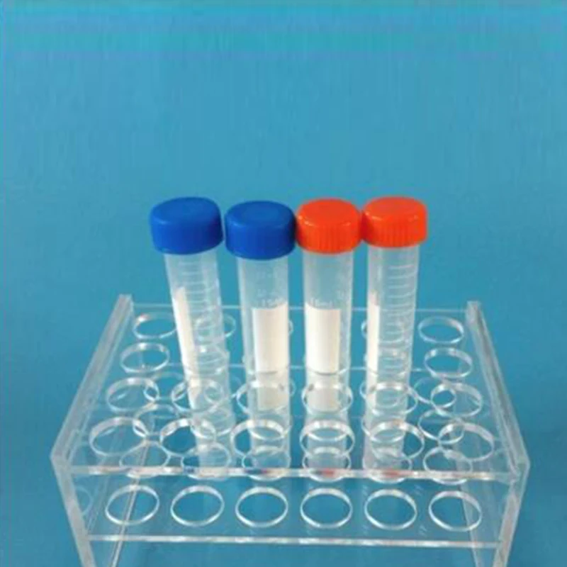 15ml Centrifuge Tubes 50PCS Round Bottom Screw Striking EP Sample Tube With Scale High Temperature Pressure Laboratory Supplies