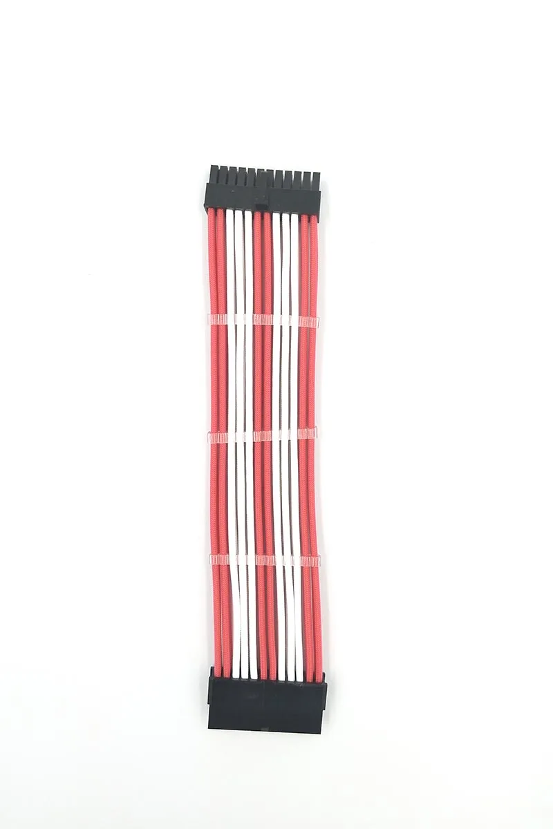 ATX 24Pin_Pink_White_extension cable