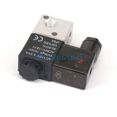 AC110V 3V1 06 3 порта 2 положения 1/8 &quotBSP нормально закрытый соленоидный воздушный