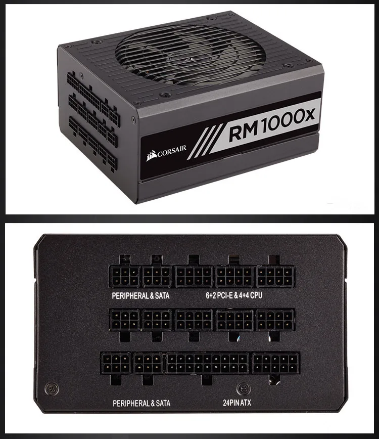 High Quality 8pin Male to pcie dual 6+2pin 8pin Modular Power supply cable for Corsair RM1000X RM550X RM650X RM750X RM850X