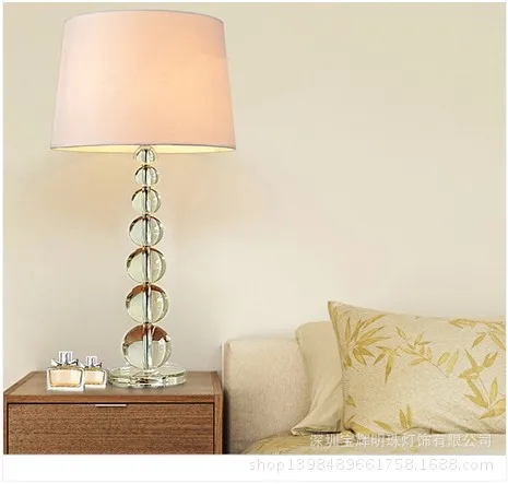 

K9 Crystal Ball Table Lamp Luxury Bedroom Bedside Living Room Bed Lamp Luxurious Craft Table Lamp Series