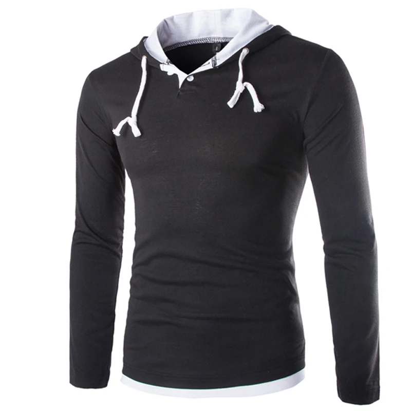 T Shirt Men Brand 2018 Fashion Men'S Hooded Stitching Design Tops & Tees T Shirt Men Long Sleeve Slim Male Tops XXXL OOISH HTB1hSDeLXXXXXXzapXXq6xXFXXXd - T Shirt Men Brand 2018 Fashion Men'S Hooded Stitching Design Tops & Tees T Shirt Men Long Sleeve Slim Male Tops XXXL OOISH