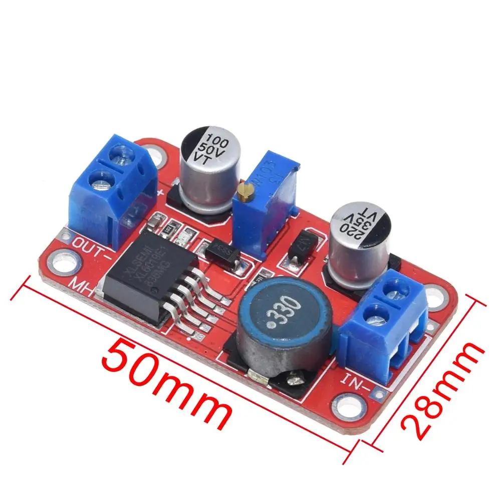 TZT 5A DC-DC 스텝 업 전원 모듈 부스트 볼트 컨버터, 3.3V-35V, 5V, 6V, 9V, 12V, 24V, XL6019