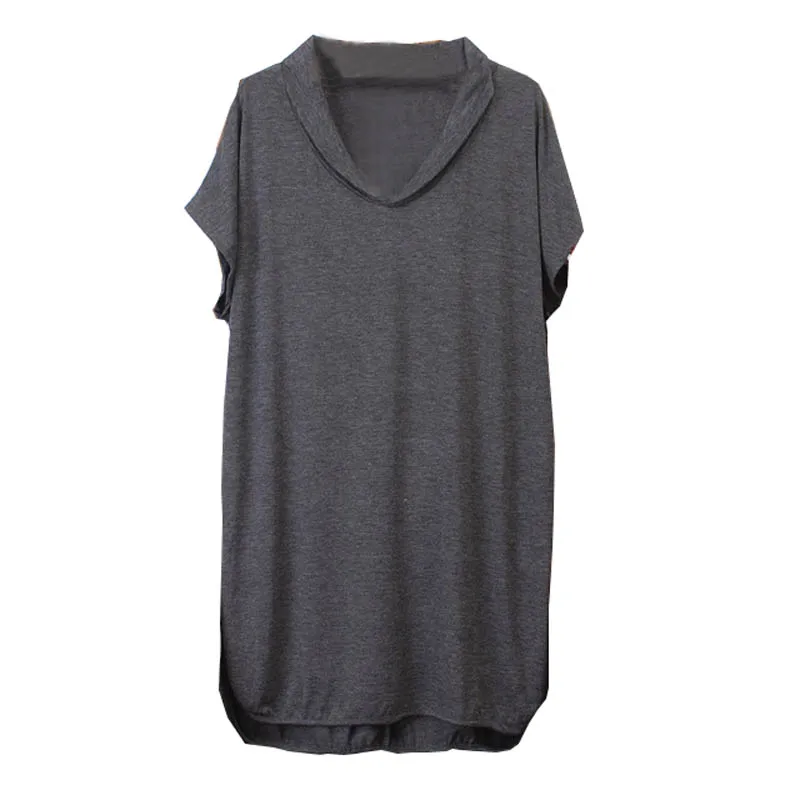 Летняя женская футболка размера плюс, обхват груди 156 см, 5XL, 6XL, 7XL, 8XL, 9XL, 10XL, женская футболка черного и серого цветов