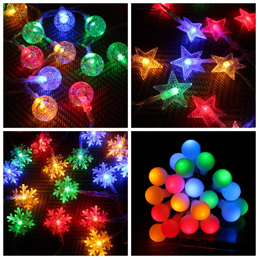 LED String Lights Garland Fairy Lights Christmas Indoor ...