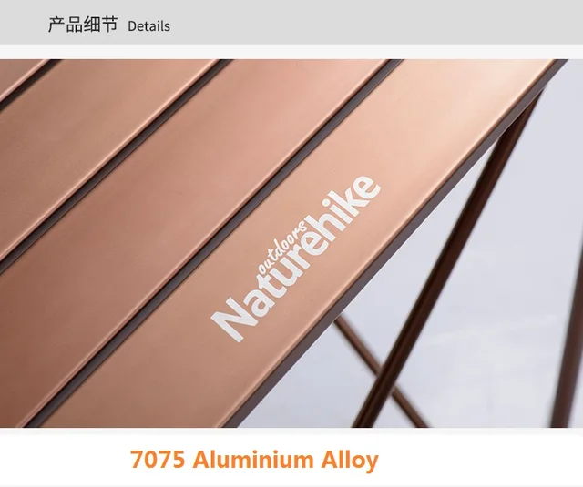 Naturehike fabryka sprzedam składane na zewnątrz stół ze stopu aluminium struktury przenośny stół kempingowy meble składany stół piknikowy tanie i dobre opinie Naturehike fabryka sprzedam składane na zewnątrz stół ze stopu aluminium struktury przenośny stół kempingowy meble składany stół piknikowy tanie i dobre opinie