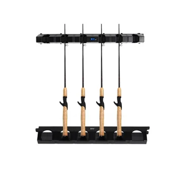 

6 Fishing Rod Display Fixtures Road Ya Fish Truss Collection Rack Wall Installation Vertical Truss Plastic Fishing Rod Bracket