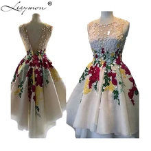 Abito cocktail oro 3d