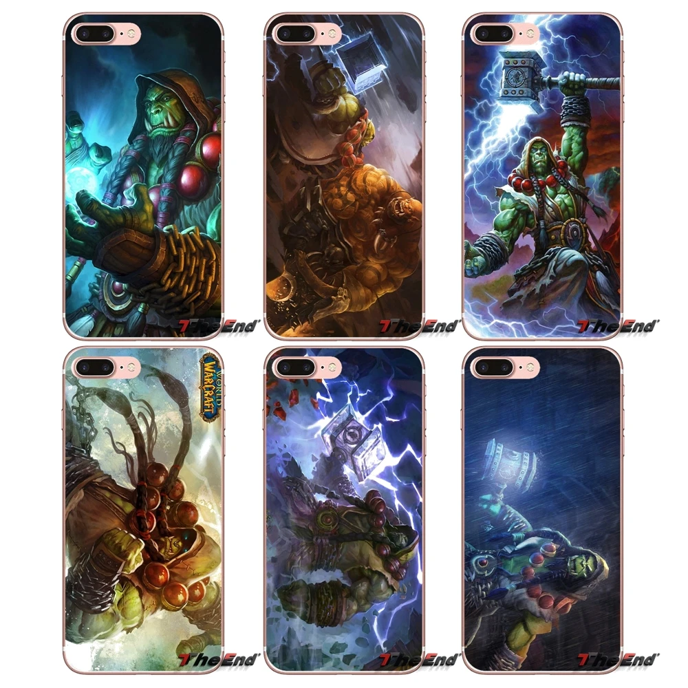 

For Huawei G7 G8 Ascend P7 P8 P9 Lite Honor 4C 5X 5C 6X Mate 7 8 9 Y3 Y5 Y6 II Pro thrall wow World of Warcraft Soft Case