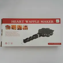 AMW DIY Herz Form Nicht-stick Metall Belgien Ei Waffeleisen Minibackform Küche Werkzeuge