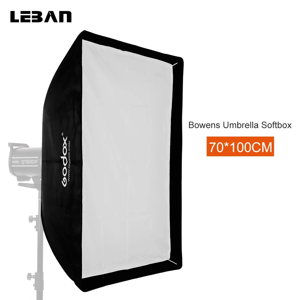 Godox SB-UE Профессиональный 70x100 см/28 ''* 39'' с Портативный восьмиугольная Зонт Softbox с Bowens крепление для вспышки Speedlite