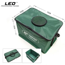 Горячая Leo портативная стальная рама холст живой аквариум складной рыболовный ведро дышащая коробка для снастей s m l случайный цвет