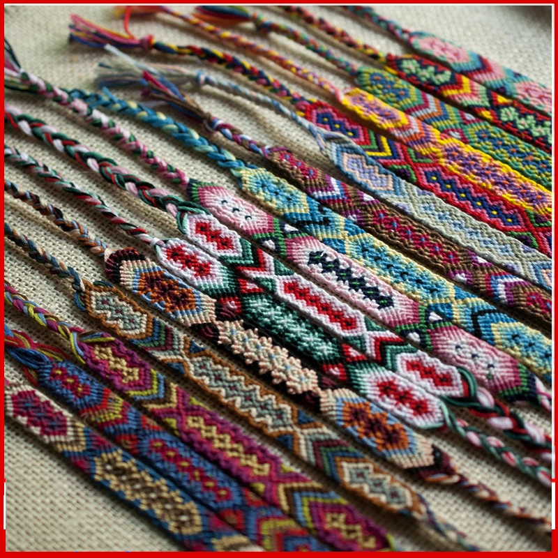 No 1 15 Free Shipping Full Color Fashion Hand Made Ranbow Bracelet No 1 15 Free Shipping Full Color Fashion Hand Made Ranbow Bracelet Bohemia Friendship Woven Bracelets In Charm From Jewelry