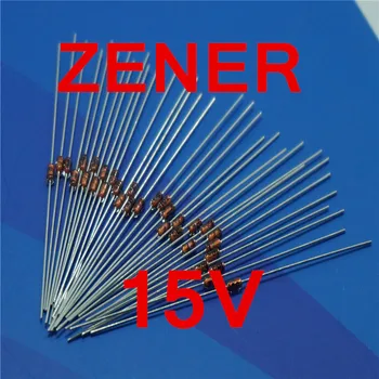 

( 500 pcs/lot )15V 1/2W Zener Diode, 0.5 Watt, DO-35 Package.
