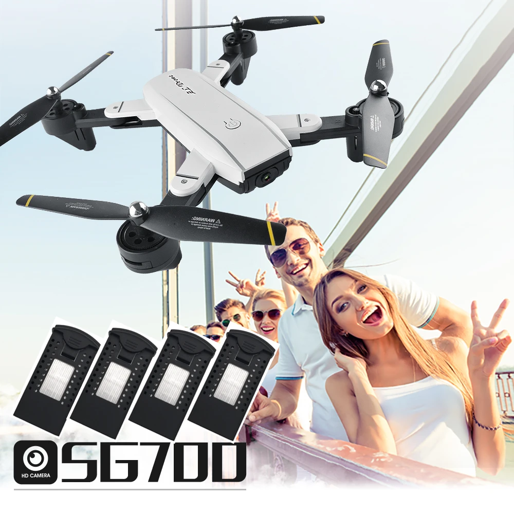 SG700 Drones with Camera HD WiFi FPV Optical Follow Drone Selfie Quadcopter RC Fixed Height Helicopter | Игрушки и хобби
