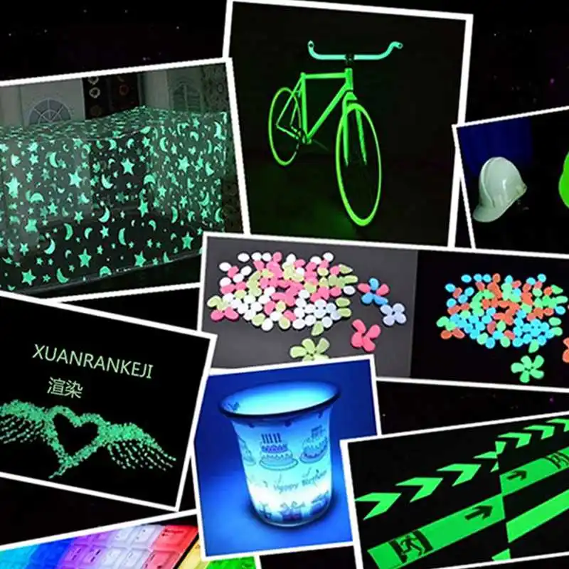 10 г Светящиеся вечерние DIY яркие светится в темноте краски звезда ...