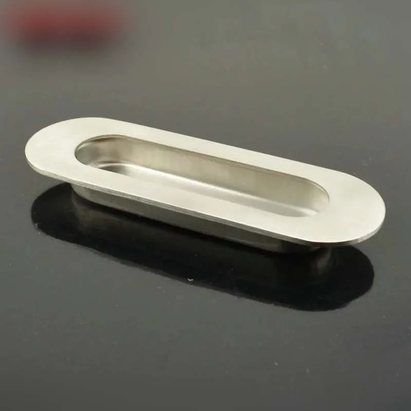 Stainless steel concealed handle sliding door installation Ming dark handle KF316
