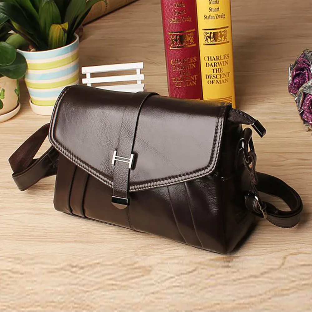 

Made Of Genuine Leather Women Shoulder Bag Fashion Trends Ladies Satchel Purse Luxury Designer Female Crossbody Messenger Bags