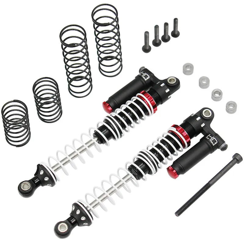 

New Arrival 1 Set Hot Racing TD100RV02 Aluminum 100mm Piggyback Shock Absorber W/ Adjustable Rebound RC Car Parts Accs