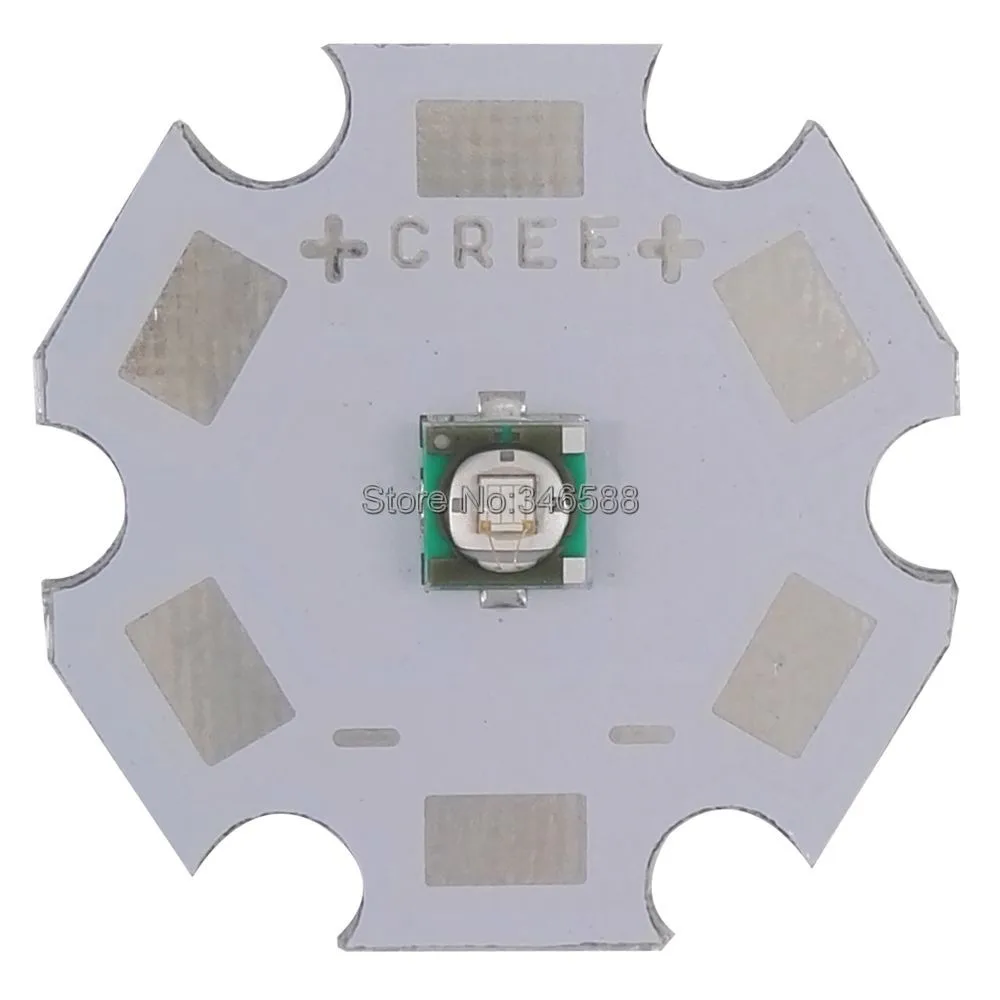 10 шт./лот! Cree XLamp XP-E XPE синий цвет 470NM-475NM 3 Вт высокое мощность светодиодный излучатель диод на 8 мм 12 мм 14 мм 16 мм 20 мм PCB радиатор