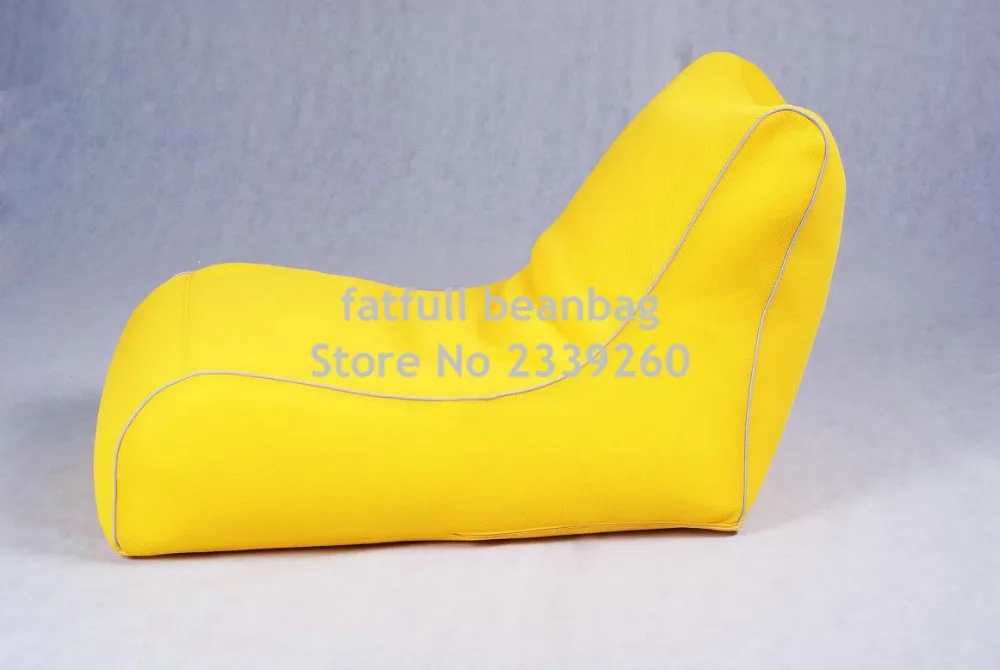 COVER ONLY , no filler-Blue bean bag chair,portable folding beanbag home sit home furniture, lazy sack