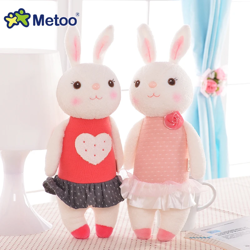 

Metoo Doll Soft Plush Toys Stuffed Animals For Girls Baby Cute Cartoon Rabbit For Kids Boys Infant Christmas Birthday Gift