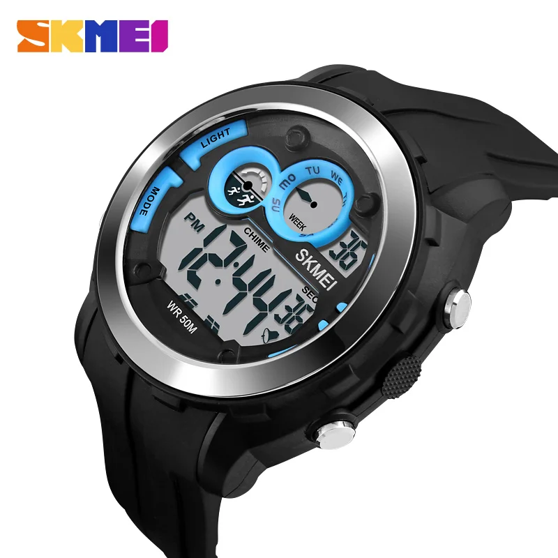 

SKMEI Outdoor Sports Watches Men Military 50M Waterproof Chronograph Watch Fashion Digital Wristwatches Relogio Masculino