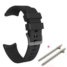 Ремешок для часов спортивный силиконовый ремешок для samsung gear S3 Frontier Band для gear S3 классические резиновые запасные аксессуары